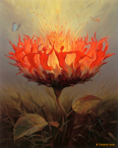 Firery Dance by Vladimir Kush