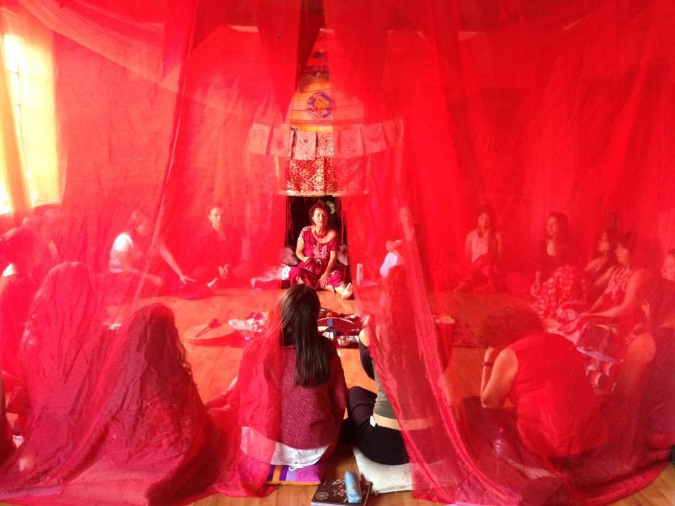 red tent activation in chile